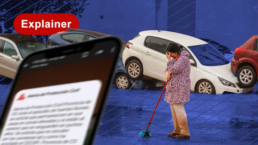 'Politieke nalatigheid' in Valencia: zo werd weeralert te laat verstuurd