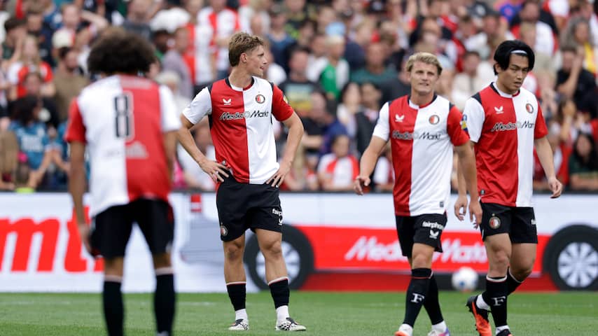 Feyenoord geeft 2-0-voorsprong weg en speelt thuis gelijk tegen Go Ahead