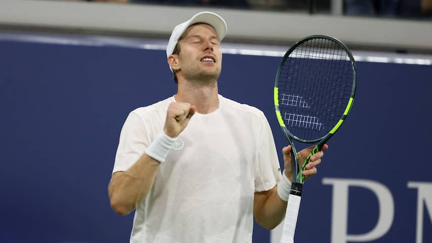 Van de Zandschulp in select rijtje door tweede kwartfinaleplek op US Open