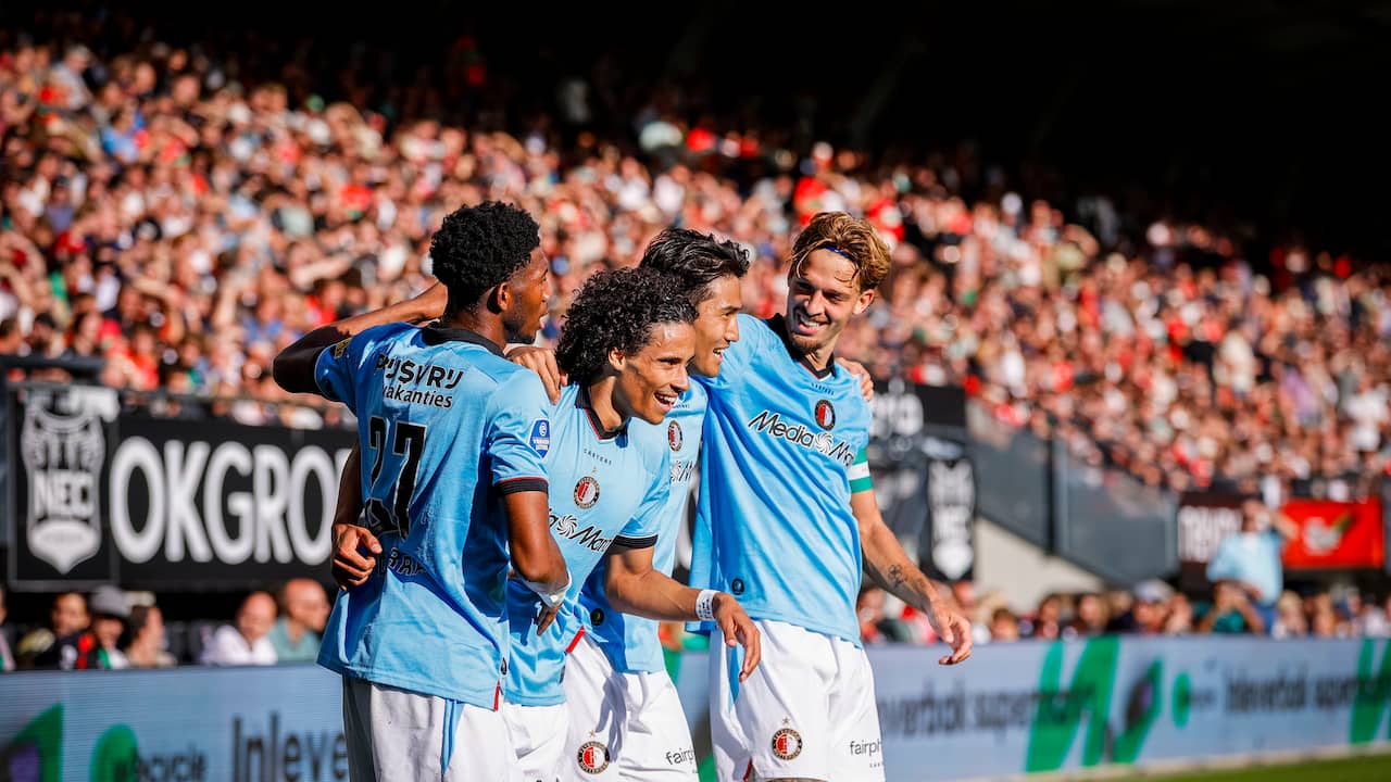 Live Eredivisie | Valente brengt Feyenoord op voorsprong in Nijmegen