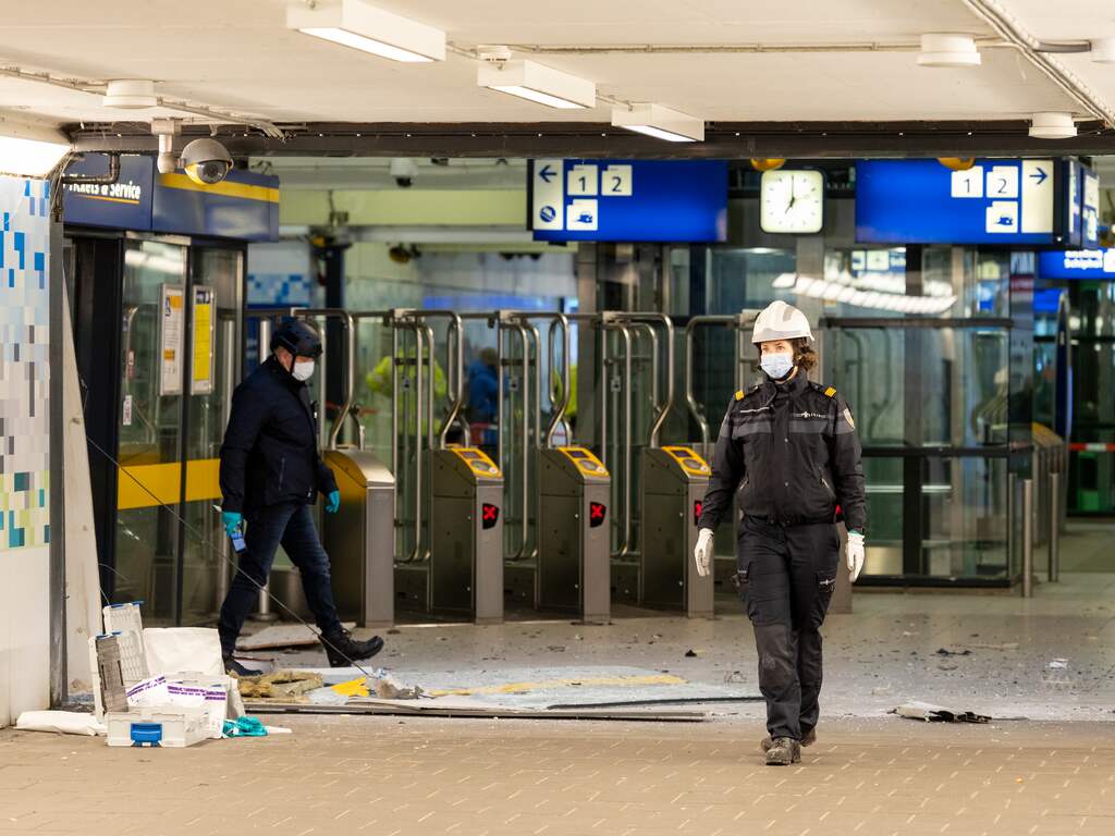 Treinverkeer Amsterdam Zuid rijdt weer normaal na plofkraak