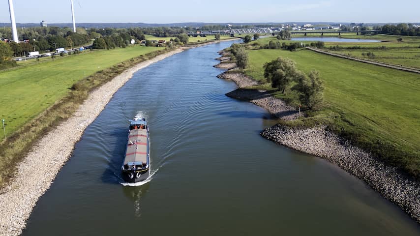 Schepen op IJssel mogen weer maar in één richting varen vanwege waterstand