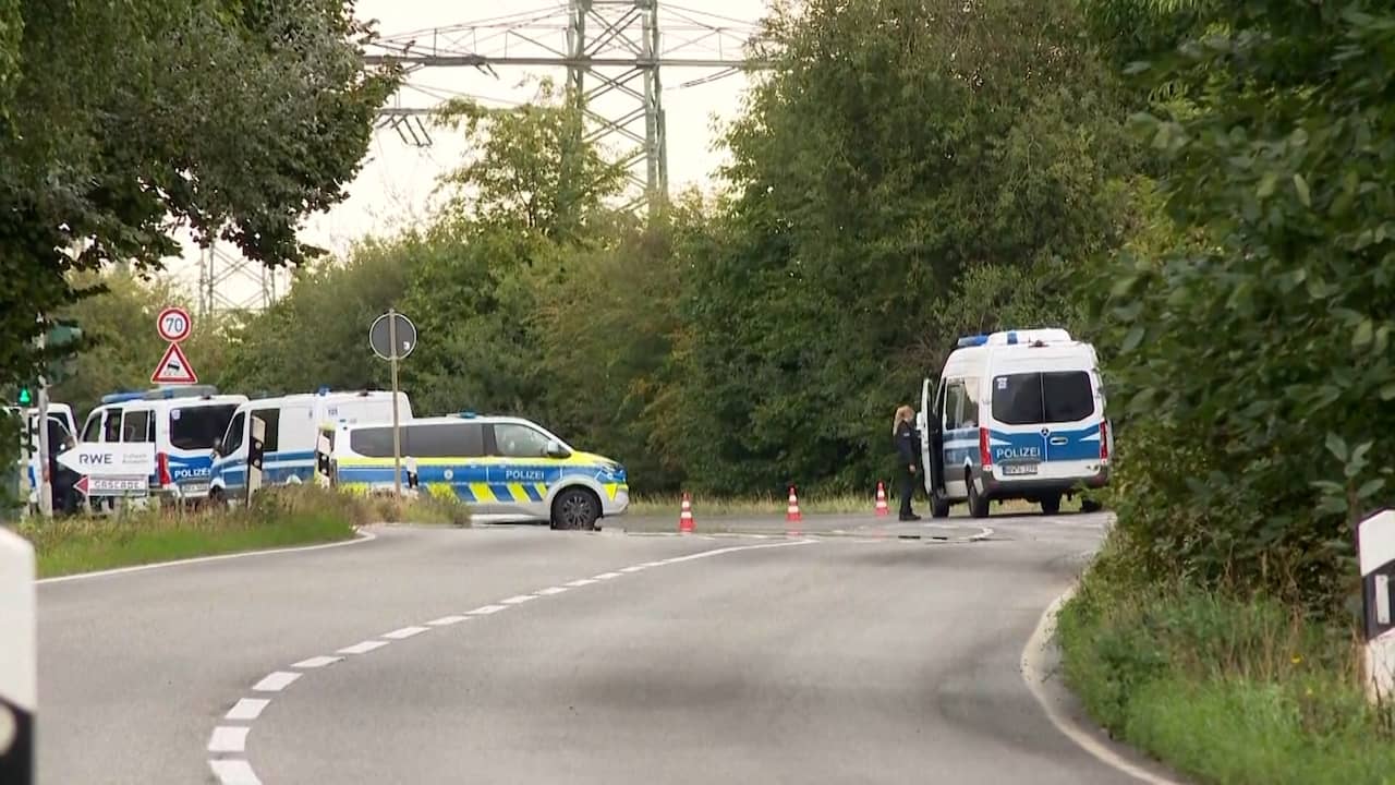 Duitse politie in actie bij energiecentrale tijdens arrestatie vermeende saboteur