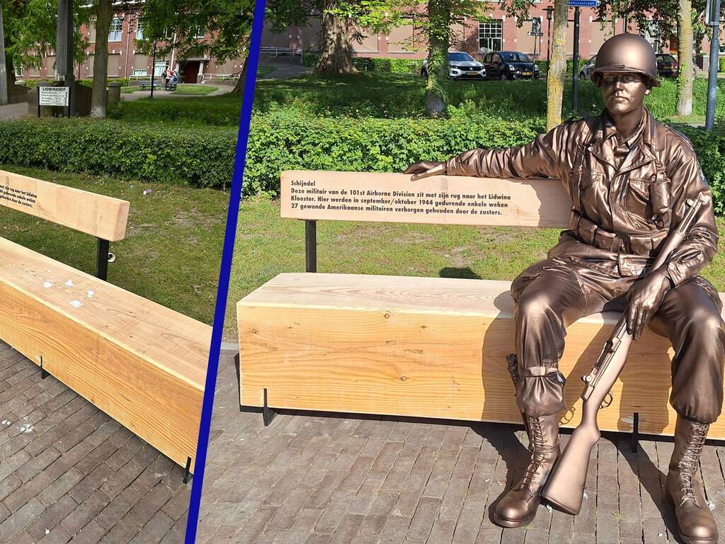 Opnieuw WO II-monument verdwenen: dit keer beeld van soldaat in Schijndel