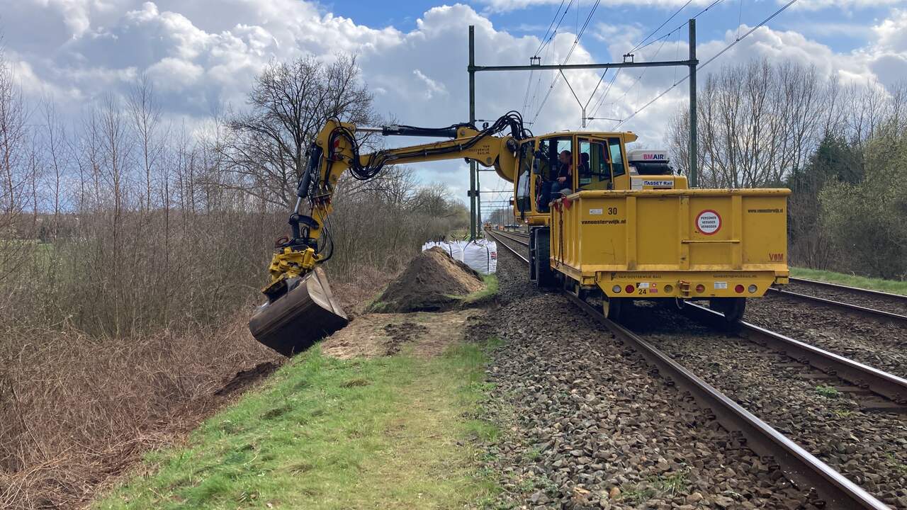 Dassenburcht Brabant mag worden verwijderd, eind volgende week weer treinen