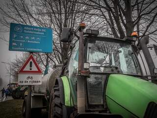 Supermarkten ondervinden problemen met bezorging door boerenblokkades