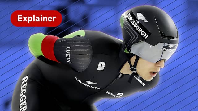 Waarom steeds meer schaatsers experimenteren met 'aero-helm'