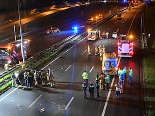 Drie doden en drie gewonden bij ongeluk met spookrijder op A16