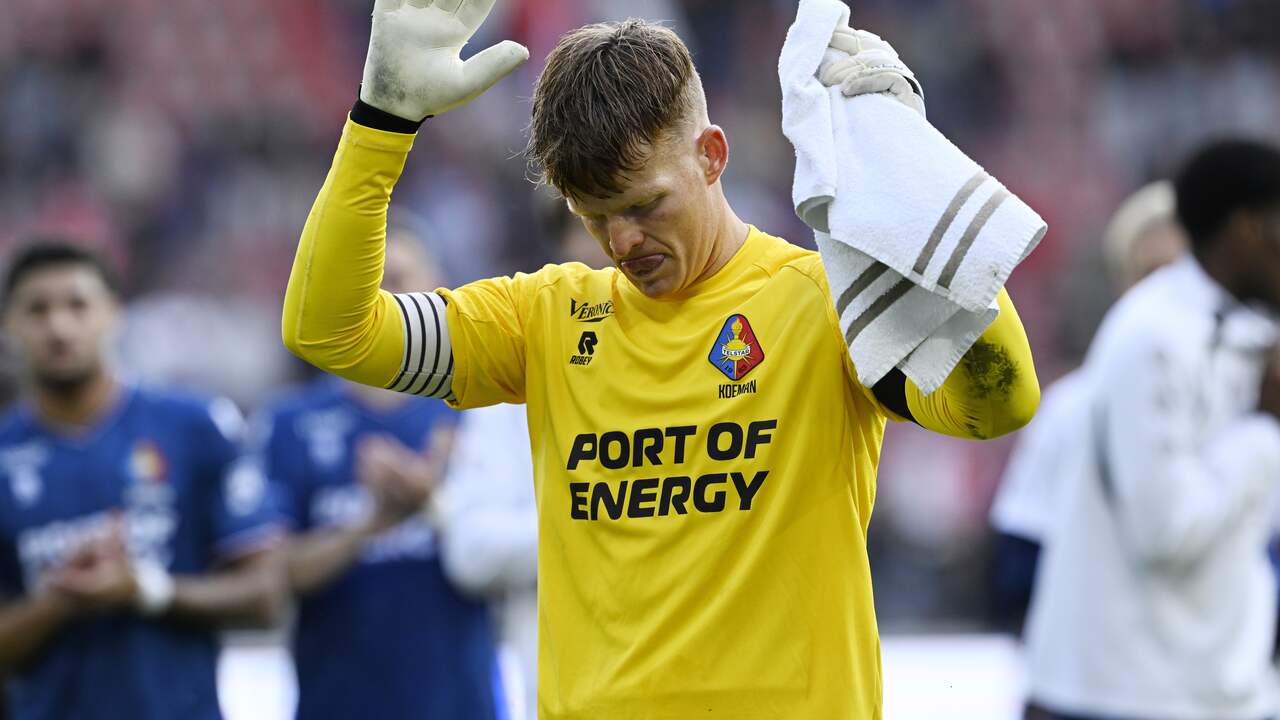 Foto bij Steun voor Koeman jr. raakt heel Telstar: 'Heb hele minuut naar Ronald gekeken'
