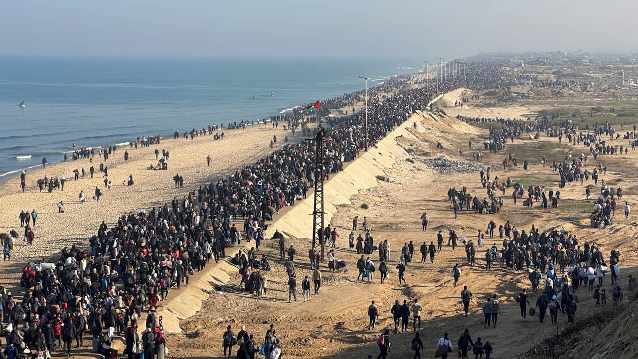 Honderdduizenden Palestijnen keren terug naar Noord-Gaza | Buitenland