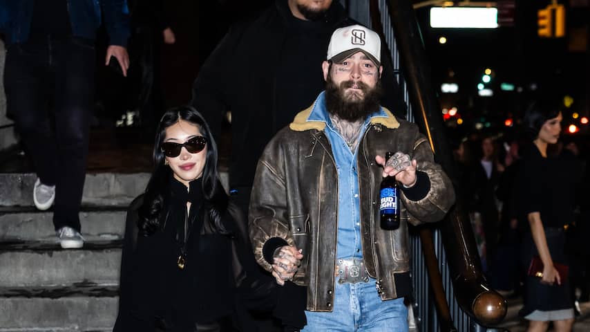 Foto bij Post Malone verloofd met partner Christy Lee