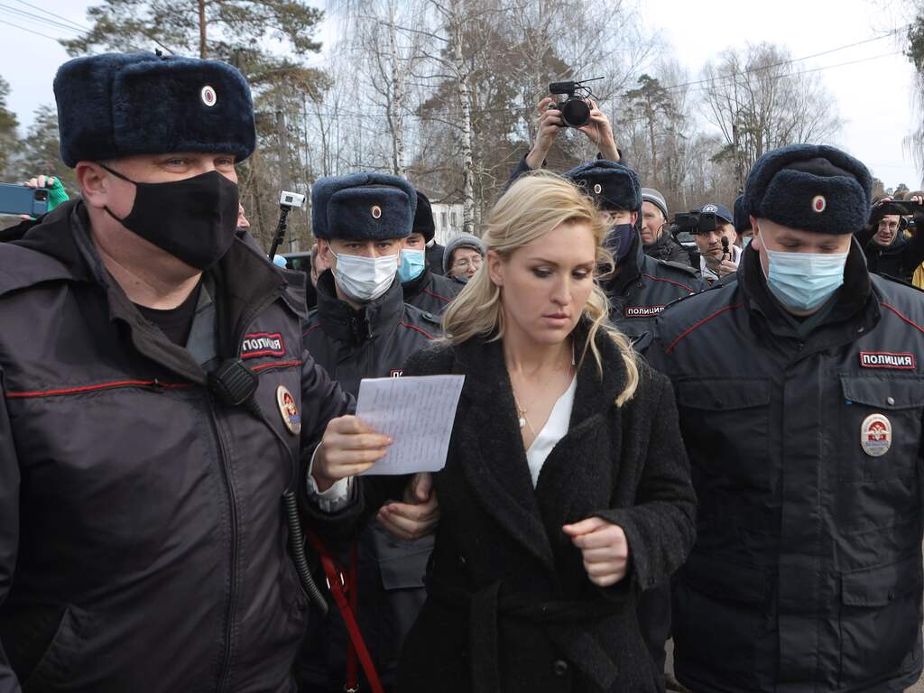Anastasia Vasilyeva, arts Navalny gearresteerd