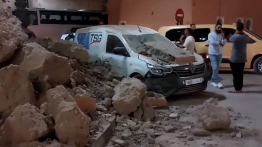 Ravage na aardbeving met honderden doden in Marokko