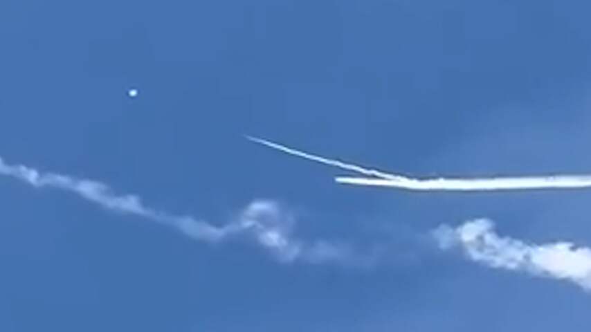 Beelden tonen neerhalen Chinese 'spionageballon'