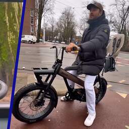 Dave Roelvink achtervolgt en confronteert dief die zijn fatbike had gestolen