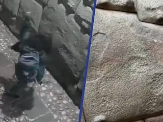 Peruaan beschadigt beroemde Inca-steen met hamer