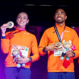 Klaver wint EK-medaille met vriend Agard: 'Wilde niet te veel emoties tijdens race'