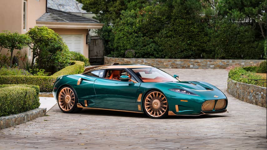 Spyker-baas Victor Muller toont in Californië eerste nieuwe sportauto in jaren