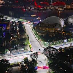 Avondrace in Singapore verlicht met 1.847 lampen: 'Nog nooit misgegaan'
