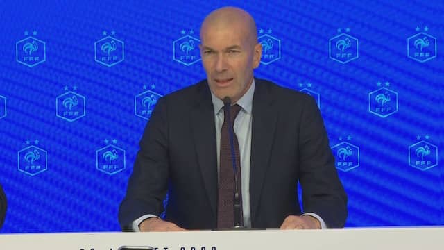 Zidane begint als bondscoach van Frankrijk: 'Heb er geen woorden voor'