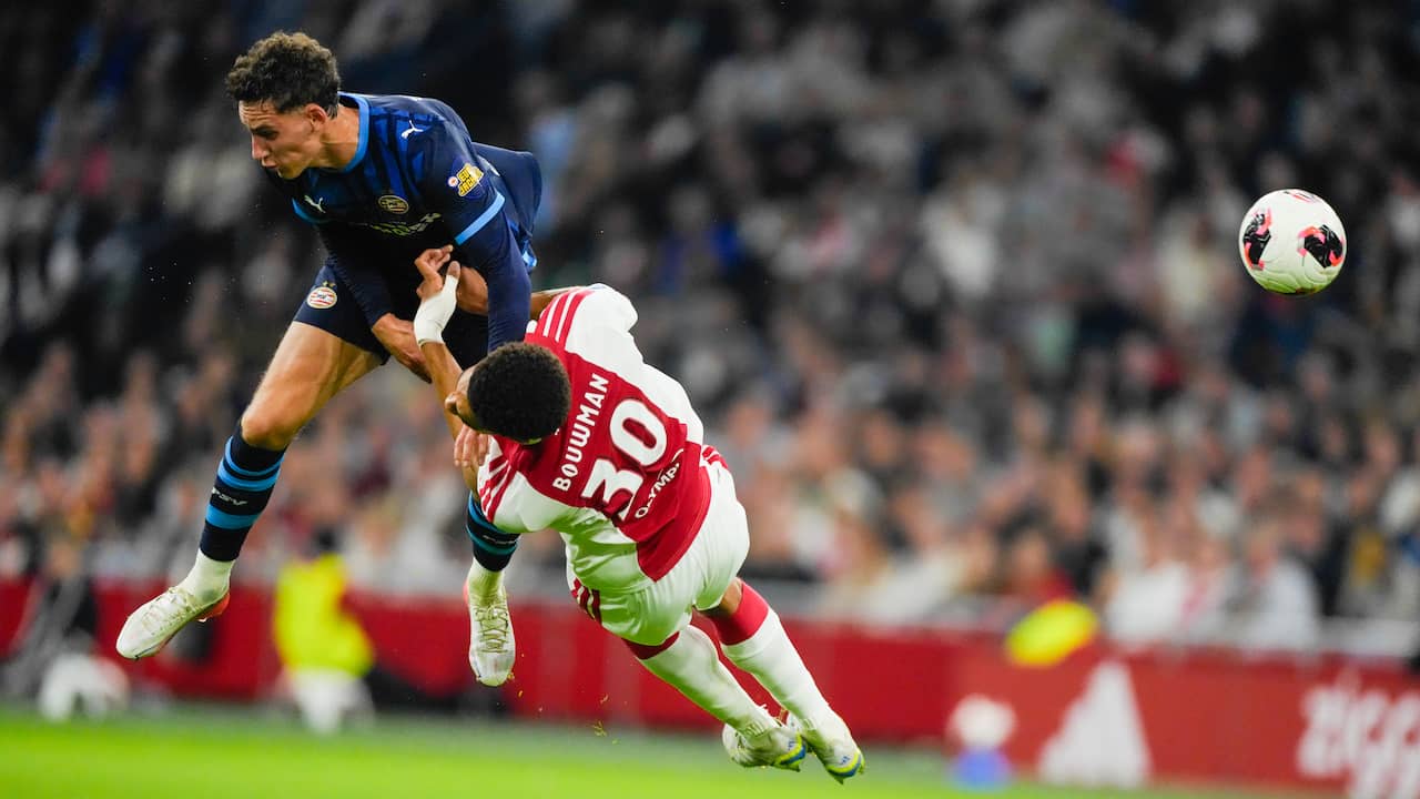 Foto bij Ajax moet Bouwman maand missen door gekneusde long na beuk Van Bommel