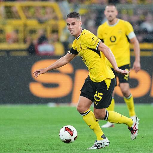 Illustratie bij: Veerman geeft bij basisdebuut eerste assist voor Borussia Dortmund