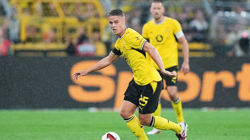 Veerman geeft bij basisdebuut eerste assist voor Borussia Dortmund