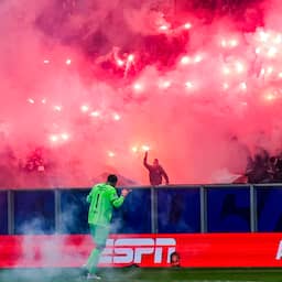 FC Twente-fans niet welkom bij Cambuur wegens vuurwerkgeweld Feyenoord