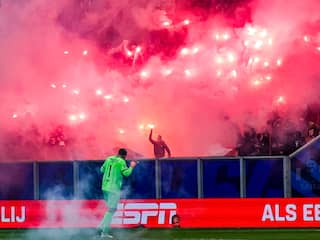 FC Twente-fans niet welkom bij Cambuur wegens vuurwerkgeweld Feyenoord