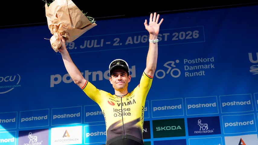 Verwarring door fotofinish: Van Aert boekt alsnog tweede ritzege in Denemarken
