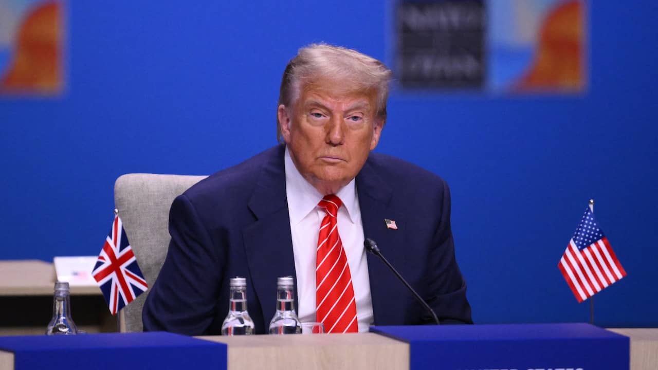 Video | Trump spreekt NAVO-top toe