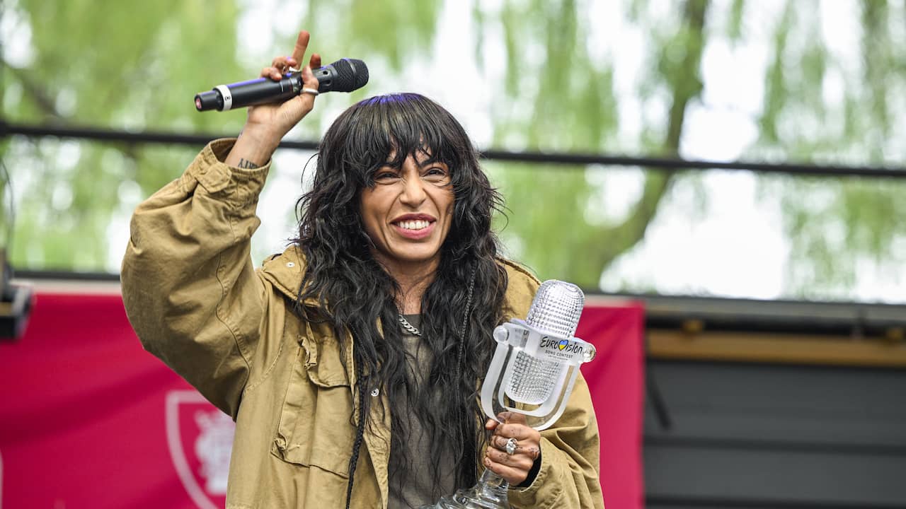Songfestival-winnares Loreen gehuldigd in Stockholm | NU.nl