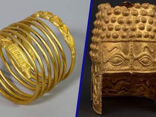 Deze kostbare gouden topstukken zijn gestolen uit het Drents Museum