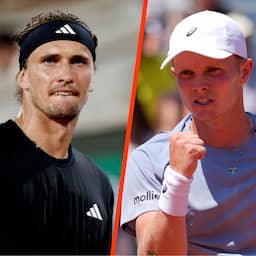 Zverev verwart zijn tegenstander Jesper de Jong met Frenkie op Roland Garros