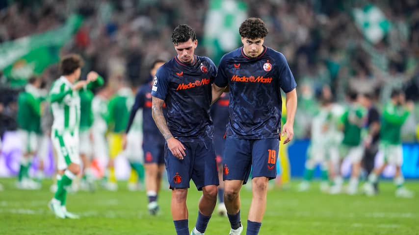 Feyenoord lijdt door penalty kleine nederlaag bij Betis in Champions League
