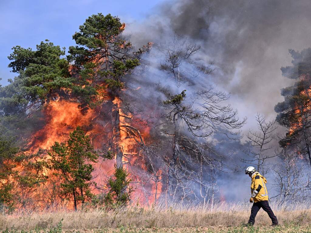 Brandweerlieden uit zeven landen helpen Frankrijk bij bestrijding natuurbranden