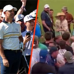 Vrouw van golfer McIlroy geraakt door biertje op Ryder Cup: 'Dit is onacceptabel'