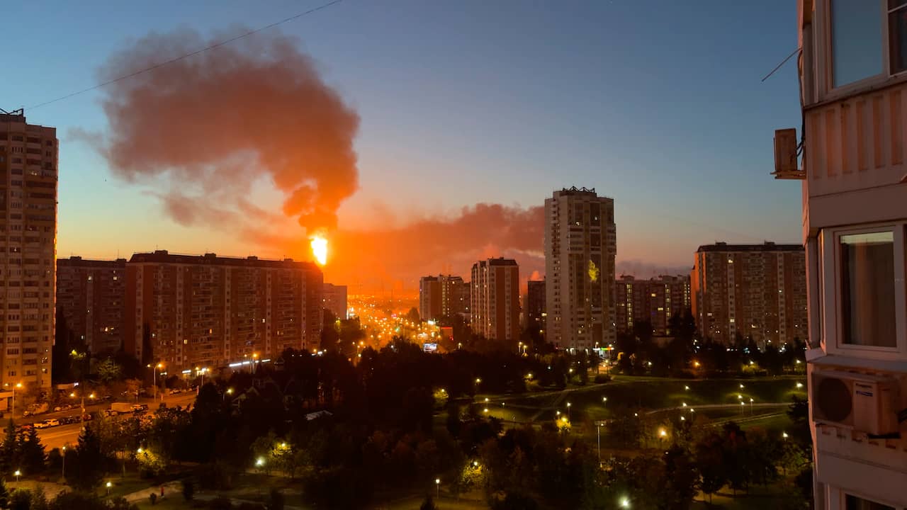 Foto bij Grote droneaanval op Moskou op laatste dag Russische parlementsverkiezingen