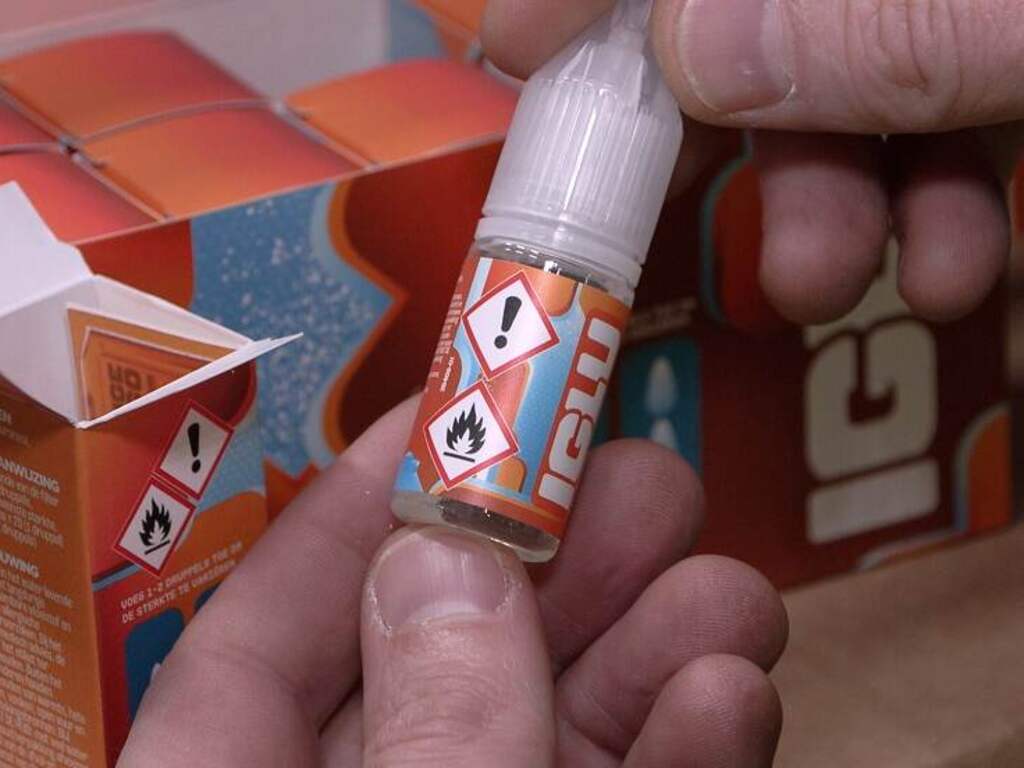 Tienduizenden navullingen voor vapes met een smaakje ingenomen