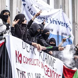 Radboud Universiteit doet aangifte van vernielingen bij pro-Palestijnse protesten