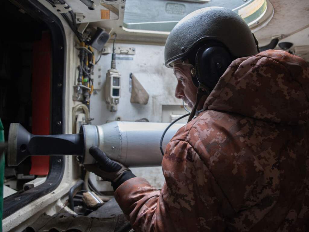 Training Oekrainse soldaat