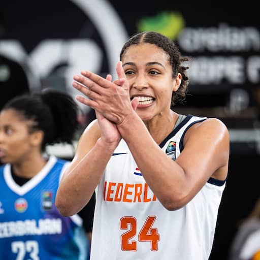 Illustratie bij: Nederlandse 3x3-basketbalsters als groepswinnaar naar kwartfinales op EK