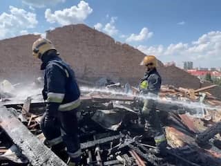 Drone raakt Russisch oorlogsvliegtuig, veel gewonden bij aanval op Chernihiv