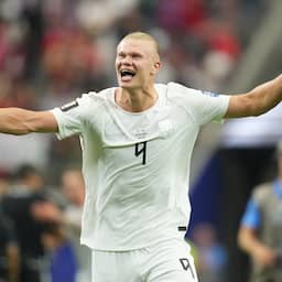 Haaland schiet Noorwegen met late goal tegen Ivoorkust naar achtste finales WK