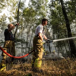 Natuurbrand Noord-Limburg flink uitgebreid naar 100 hectare, nog niet onder controle