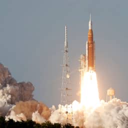 Mens na succesvolle lancering voor het eerst sinds 1972 weer richting de maan