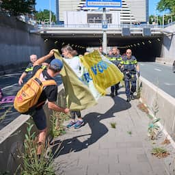 XR protesteert dag na dodelijk ongeluk bij Heersch toch weer op A12