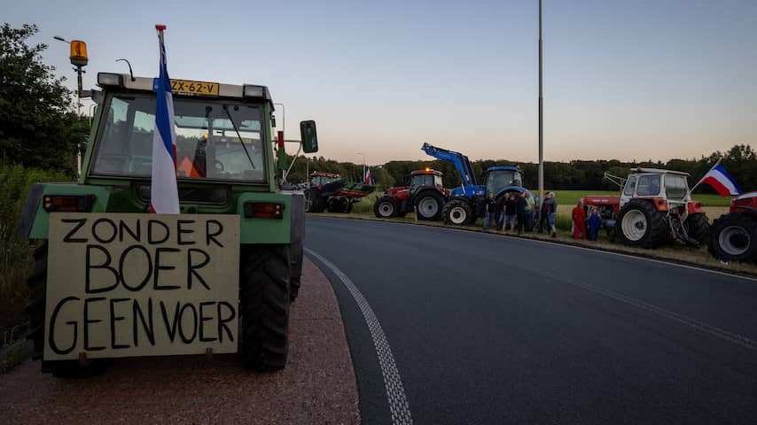 Tractors weer van A35 af na korte blokkade boeren: 'Vrijwel direct verdwenen'