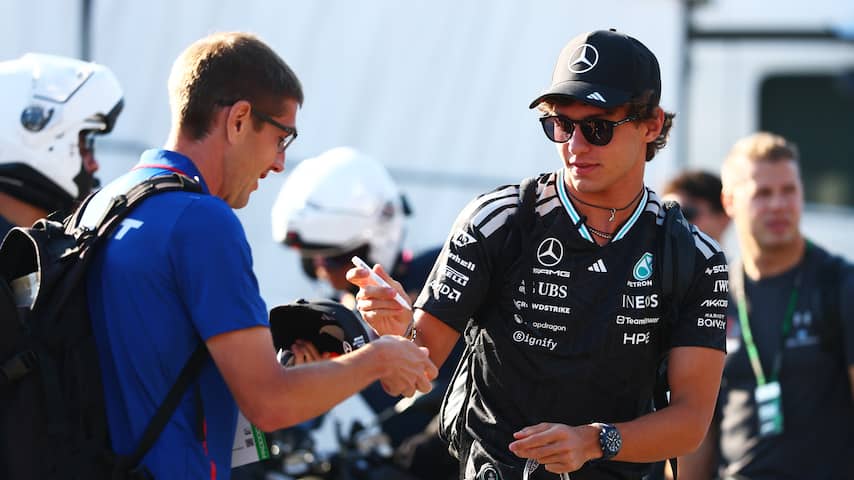 Antonelli voelt minder druk door gridstraf: 'Kan nu meer van Monza genieten'