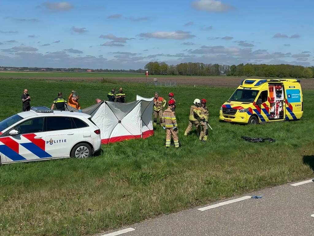 Man omgekomen bij paraglideongeval in Overijssels Sibculo